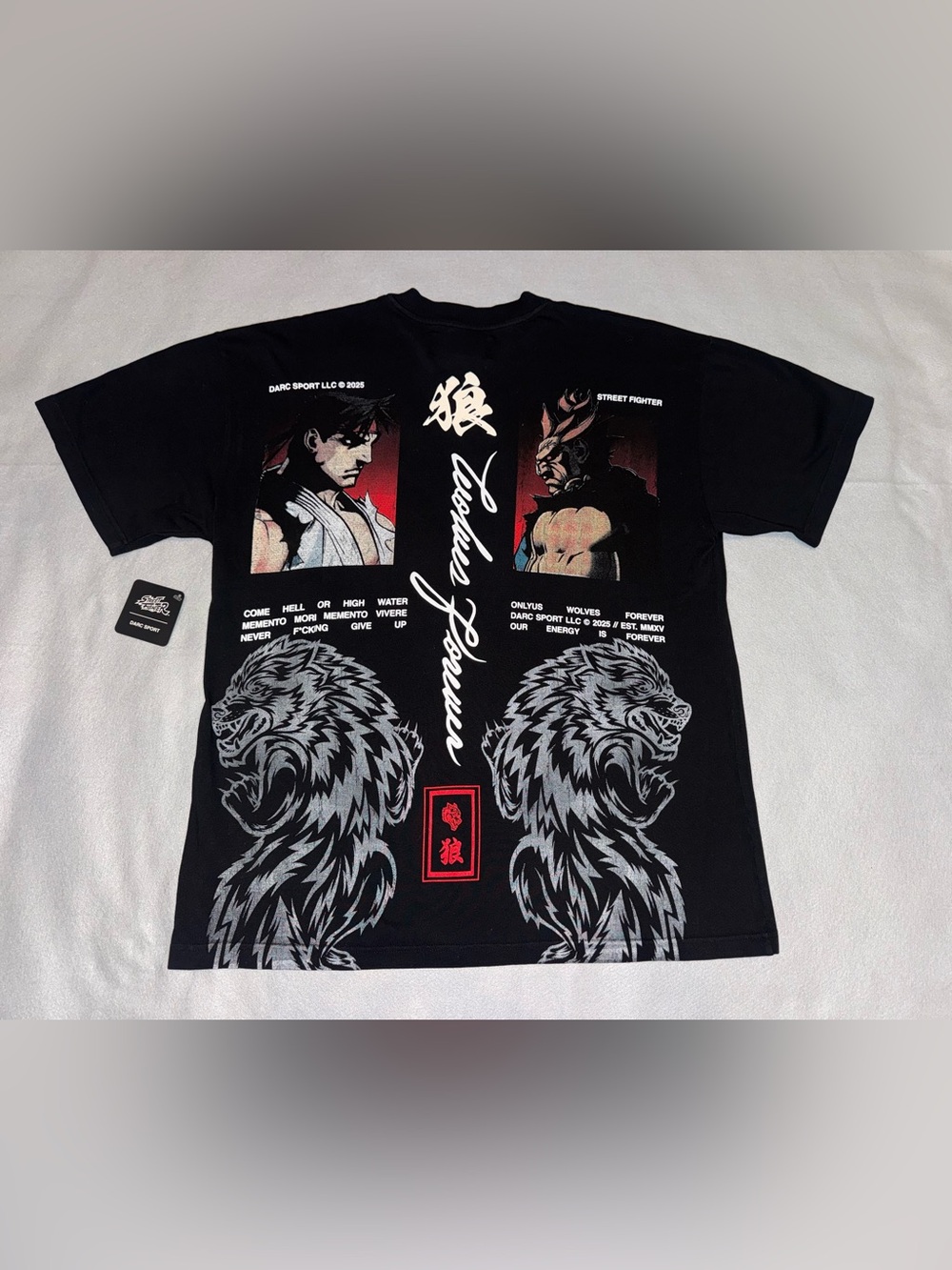 Darc Sport Street Fighter Ryu/Akuma brand new with tags Medium